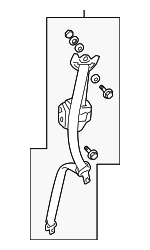 4824SZAA03ZA - Electrical: Belt &amp; Retractor for Honda: Pilot Image image