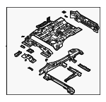 65500CW500 - Body: Floor Pan Assembly for Hyundai: Tucson Image