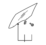 834203F120 - Body: Movable Glass for Kia: Amanti Image