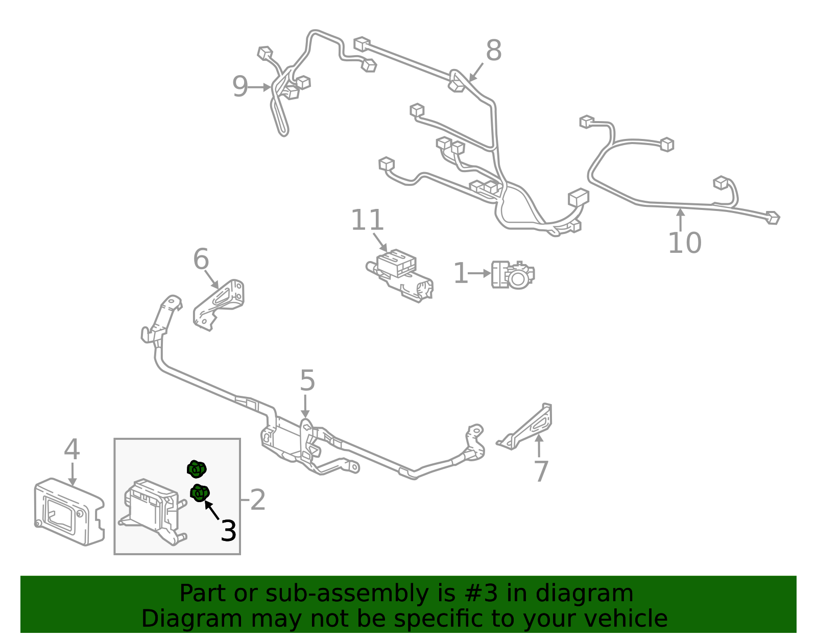 3PCS Mounting Clips 36806-TLA-A01 Fit For 2017-2020 Honda Civic - View #9