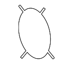 1632538020 - Cooling System: Inlet Assembly Gasket for Lexus: GS F, GS460, IS F, IS500, LC500, LS460, LS600h, RC F Image