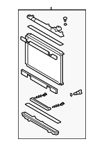 1640038211 - : Radiator Assembly for Lexus: IS F Image