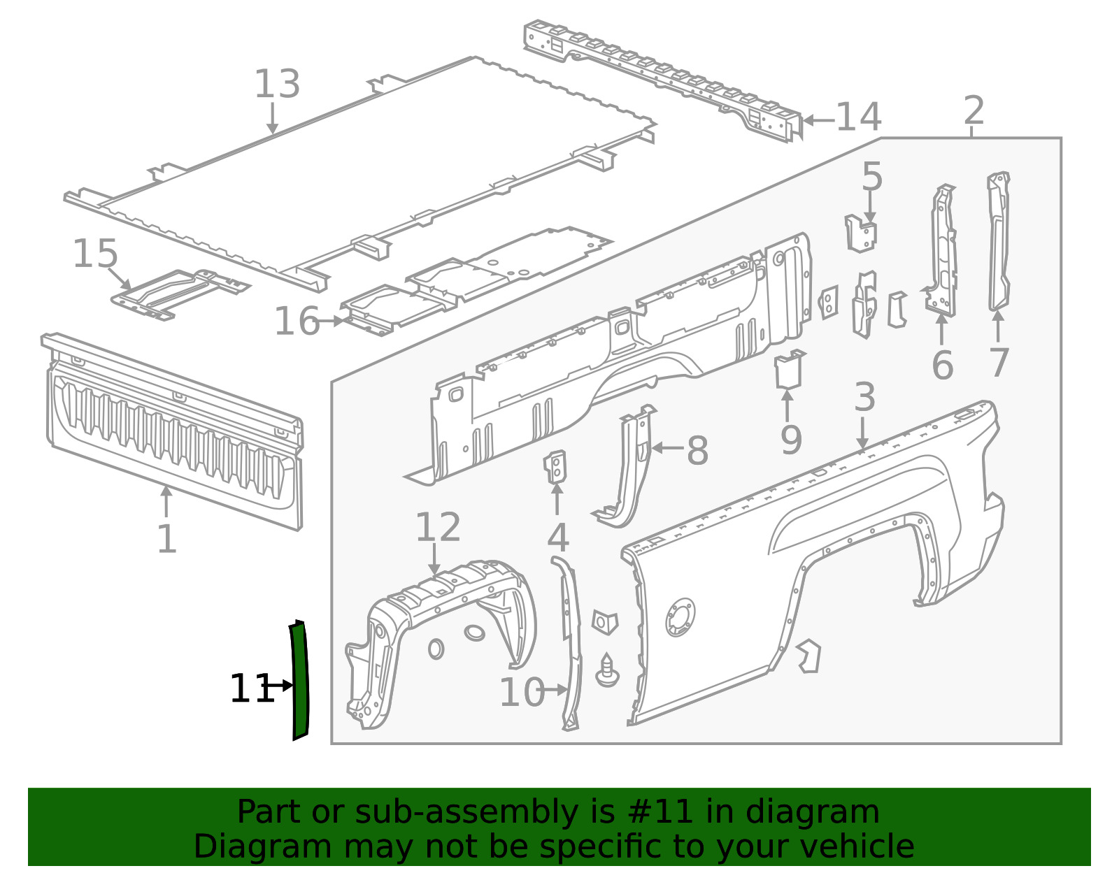 22983161 - 2014-2019 GM - Air Deflector | My GM Part