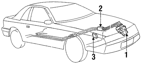 ABS Components for 1992 Chrysler LeBaron #0
