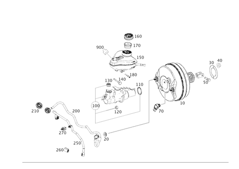 Brake Booster for 2017 Mercedes-Benz C43 AMG #0