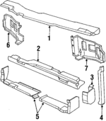 20718451 - Cooling System: Upper Tie Bar for GM Image