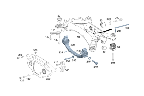 Rear Axle Support for 2023 Mercedes-Benz AMG GT 63 S #0