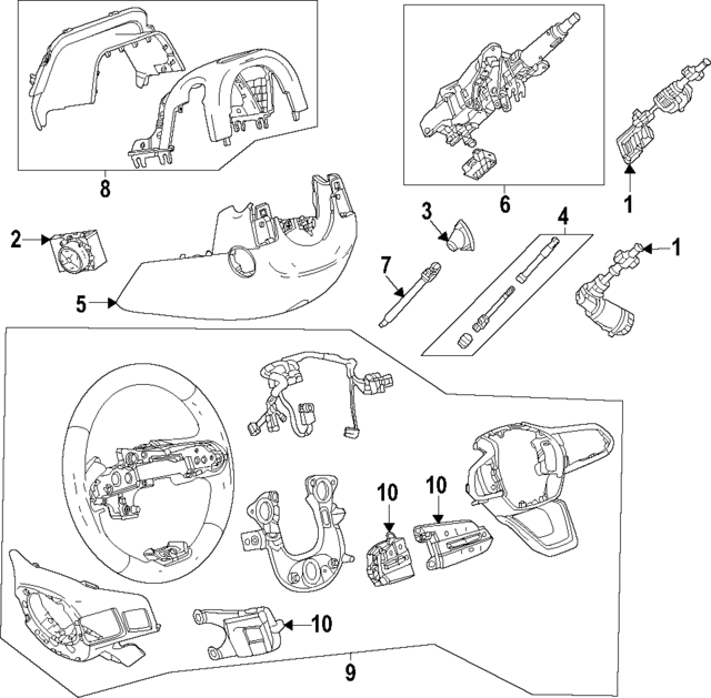 85744930 - : Steering Wheel for GM Image