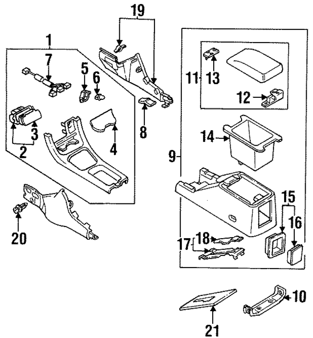 GA2K64360A - : Cup Holder for Mazda Image