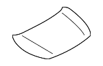 57229FN00B9P - Body: Hood for Subaru Image
