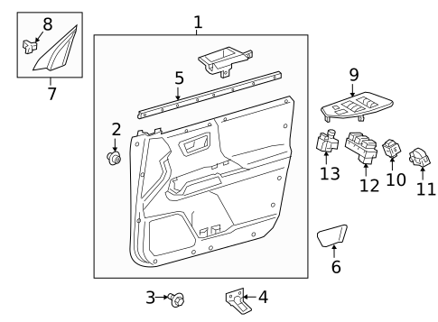 Mirrors for 2020 Toyota Tacoma #1