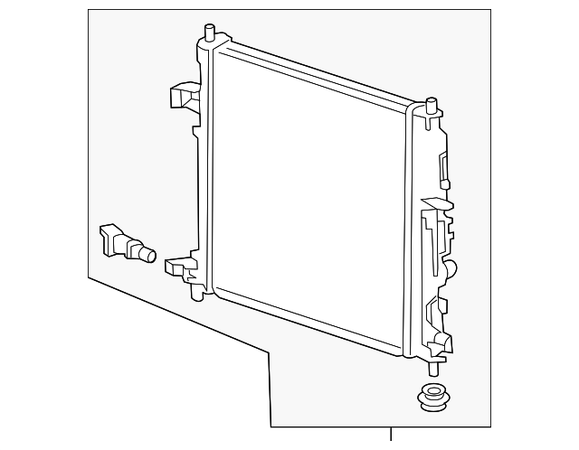2016-2024 GM W (S)Radiator 86551905 GM | GMPartsDirect.com