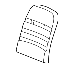 81123S2AJ02 - Body: Seat Back Pad for Honda: S2000 Image