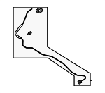 25450AT000 - Cooling System: Upper Return Hose for Kia: Niro Image