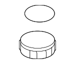 25330L1000 - Cooling System: Reservoir Cap for Kia: Carnival, K5, Niro, Sorento, Sportage Image