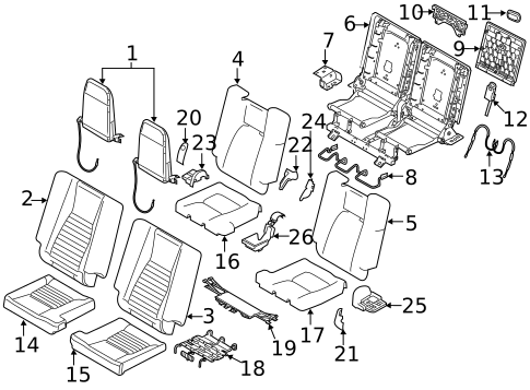 Third Row Seats for 2017 Land Rover Discovery Sport #0