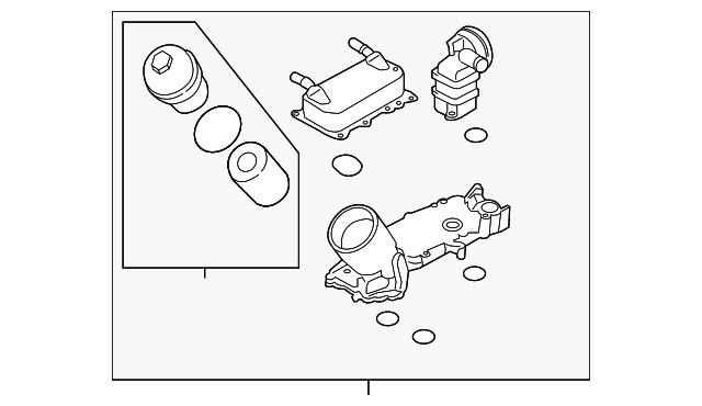 Oil Filter Housing - Porsche (9A1-107-010-13)