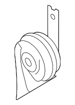 9661038102 - Electrical: Low Note Horn for Hyundai Image