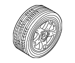 7P0601011E - Tire &amp; Wheel: Spare Tire for Volkswagen Image