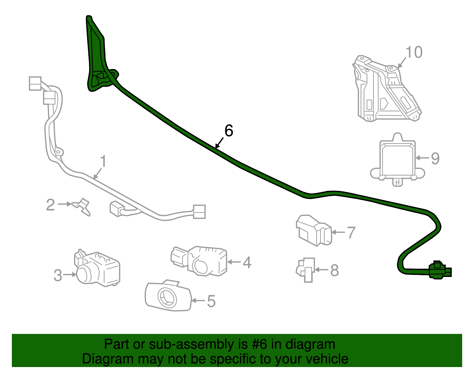 2018-2024 Lexus Sensor 52620-50010 | OEM Parts Online