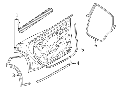 Door & Components for 2024 Audi e-tron GT #0