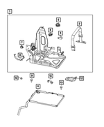 68337837AC - Electrical: Battery Tray for Mopar Image