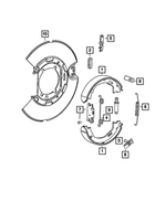5290853AB - Brakes: Shim for Mopar Image