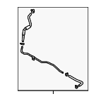 25450G2100 - : By-Pass Hose for Hyundai: Ioniq Image