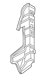 29134G2100 - Cooling System: Side Baffle for Hyundai Image