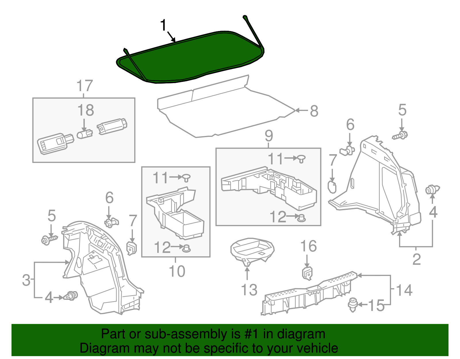 Toyota OEM Tonneau Cover 64910-F4010 | Toyota OEM Parts Giant