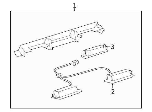 License Lamps for 2011 Lexus GS450h #0