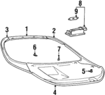 8175027510LK - : Gate Trim Panel for Hyundai Image