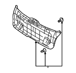 817502F210IM - Body: Lower Trim Panel for Kia: Spectra5 Image