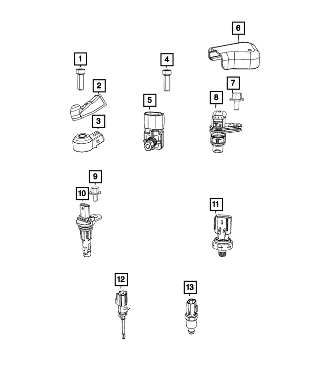 6509377AA - Electrical: Hex Flange Head Bolt for Mopar Image
