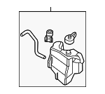 21710JA800 - Cooling System: Engine Coolant Reservoir for Nissan Image