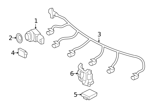 Parking Aid for 2020 Mercedes-Benz SL550 #2