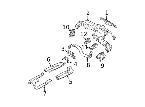Ducts for 2005 Nissan Maxima #0