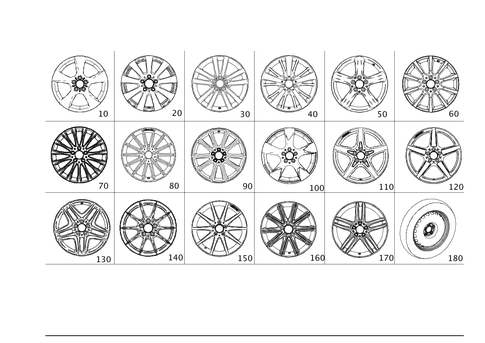 Wheels for 2008 Mercedes-Benz SLK350 #0
