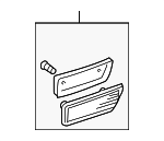 MR972591 - Body: Reflector for Mitsubishi: Lancer Image