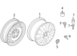5GM601171FOD - Tire &amp; Wheel: Wheel Cap for Volkswagen Image