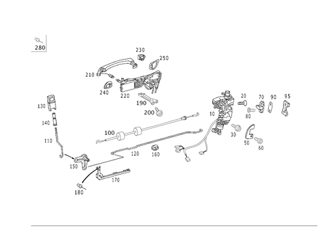 Locking System for 2002 Mercedes-Benz S55 AMG #0