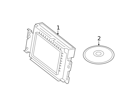 Navigation System Components for 2013 Volvo S80 #0