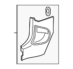 22736444 - : Cowl Kick Panel for Chevrolet: HHR Image