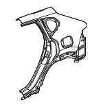 46463BHA10ZZ - : Quarter Panel for Acura Image