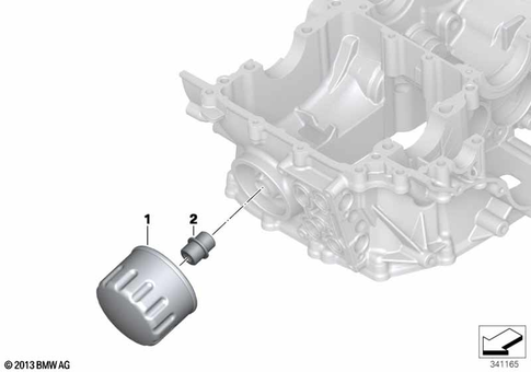 Oil Filter and Lines for 2017 BMW-Motorrad F 800 R #0