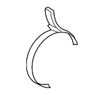 4234501020 - Suspension: Cv Joint Boot Band for Toyota: Camry, Corolla, Corolla Cross, Crown, Crown Signia, Grand Highlander, Highlander, Prius AWD-e, RAV4 Image