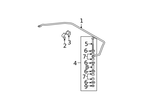 Stabilizer Bar & Components for 2003 Kia Sedona #0