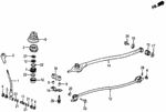 54105692010 - Chassis: WASHER, THRUST for Honda Image