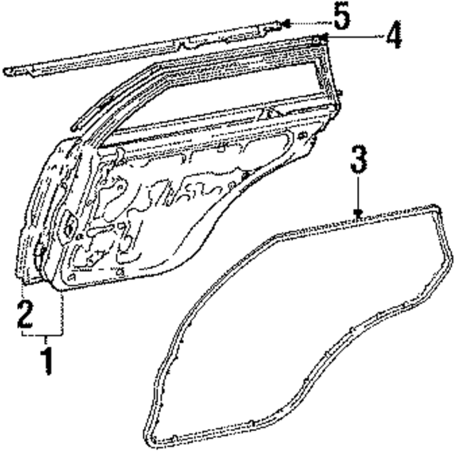 8282101E00 - : Belt Weather-Strip for Nissan Image