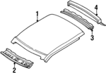 K01170720 - : Roof Panel Reinforcement for Kia Image